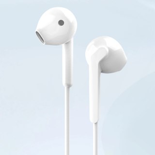 Słuchawki przewodowe dokanałowe X3 USB-C - białe DUDAO