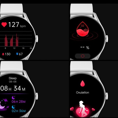 Smartwatch zegarek sportowy Watch GT AMOLED IPX8 280mAh - czarny