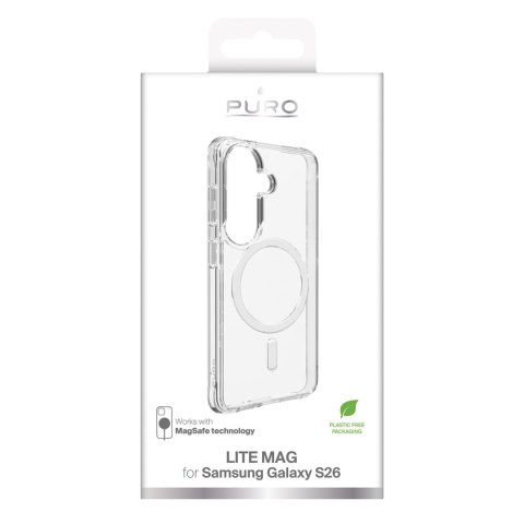 Etui case na Samsung Galaxy S26 LITE MAG MagSafe - przezroczyste PURO