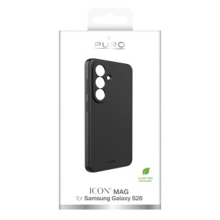 Etui silikonowe na Samsung Galaxy S26 ICON - czarne PURO