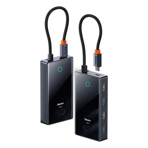 Hub Rozdzielacz USB-C do 4x USB-A - szary BASEUS