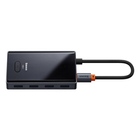 Hub Rozdzielacz USB-C do 4x USB-A - szary BASEUS