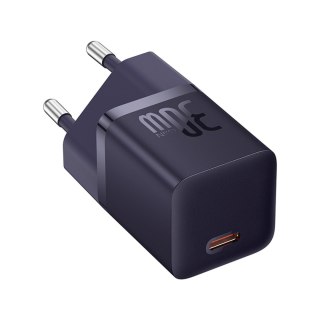 Ładowarka sieciowa USB-C GaN5 30W EU - fioletowa BASEUS