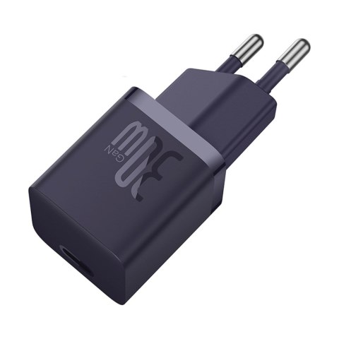 Ładowarka sieciowa USB-C GaN5 30W EU - fioletowa BASEUS