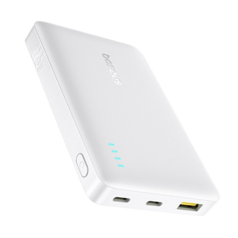 Powerbank 10000mAh 22.5W EnerFill FP21 USB-A USB-C z kablem USB-C - biały BASEUS