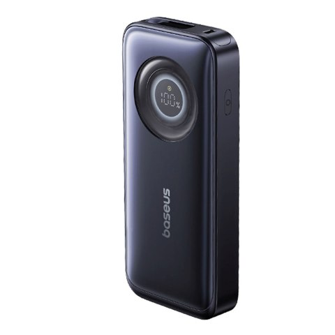 Powerbank 10000mAh 45W USB-C EnerCore CR11 ze zwijanym kablem USB-C - czarny BASEUS