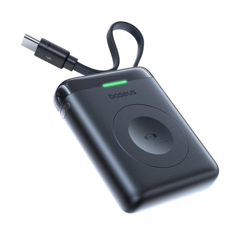 Powerbank 1640 mAh 5W EnerFill FW11 do Apple Watch z wbudowanym kablem - czarny BASEUS