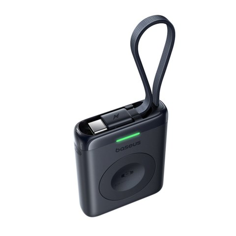 Powerbank 1640 mAh 5W EnerFill FW11 do Apple Watch z wbudowanym kablem - czarny BASEUS