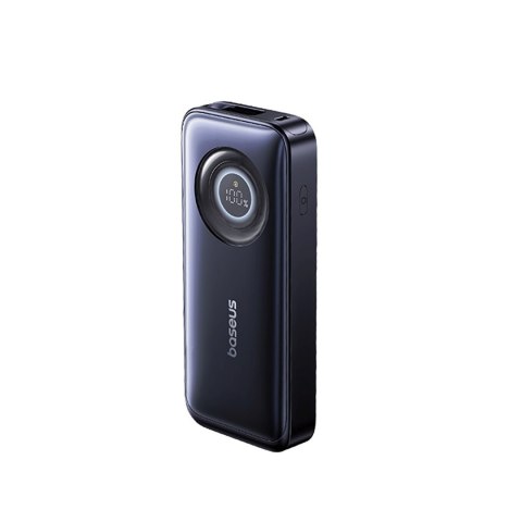 Powerbank 20000mAh 67W ze zwijanym kablem USB-C - czarny BASEUS