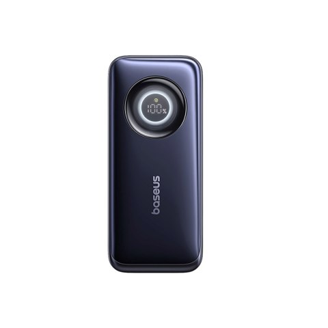 Powerbank 20000mAh 67W ze zwijanym kablem USB-C - czarny BASEUS