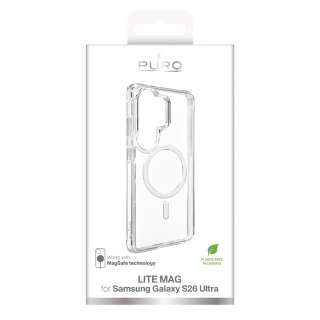 Etui ochronne na Samsung Galaxy S26 Ultra LITE MAG MagSafe - przezroczyste PURO