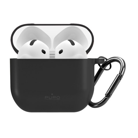 Etui pokrowiec na słuchawki AirPods 4 Icon - czarny PURO