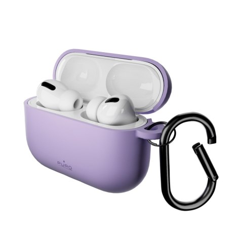 Etui pokrowiec na słuchawki AirPods Pro 3 Icon - fioletowy PURO