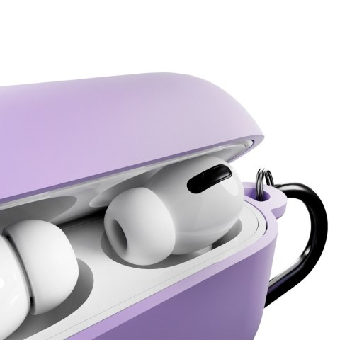 Etui pokrowiec na słuchawki AirPods Pro 3 Icon - fioletowy PURO