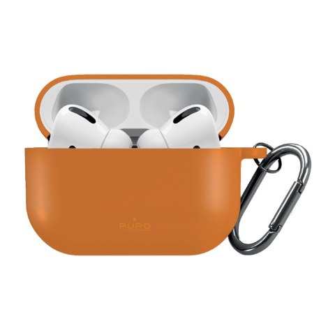 Etui pokrowiec na słuchawki AirPods Pro 3 Icon - pomarańczowy PURO