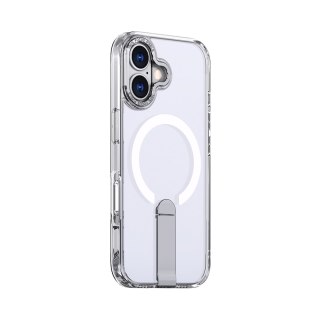 Etui pokrowiec z podstawką na iPhone 17 Hybrid Armor X MagSafe - przezroczysty HURTEL
