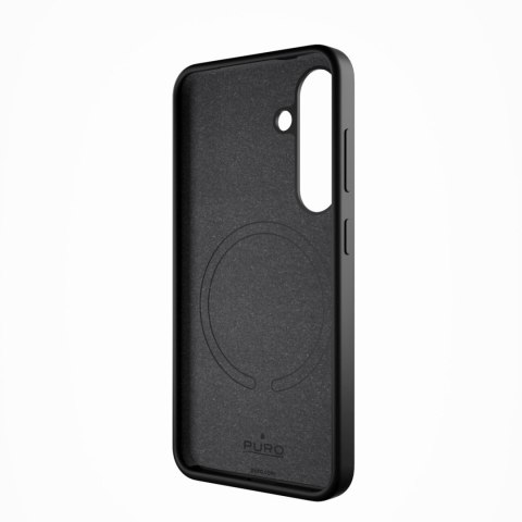 Etui silikonowe case do Samsung Galaxy S25 Icon Mag MagSafe - czarny PURO
