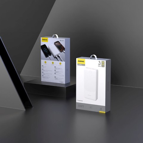 Powerbank 20000mAh USB-A K10Pro 2.4A - biały DUDAO