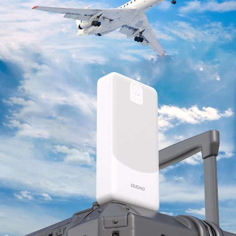 Powerbank 20000mAh USB-A K10Pro 2.4A - biały DUDAO