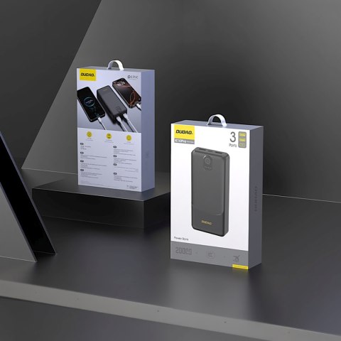 Powerbank 20000mAh USB-A K10Pro 2.4A - czarny DUDAO