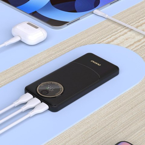 Powerbank 20000mAh USB-A USB-C K12Pro 22.5W PD - czarny DUDAO
