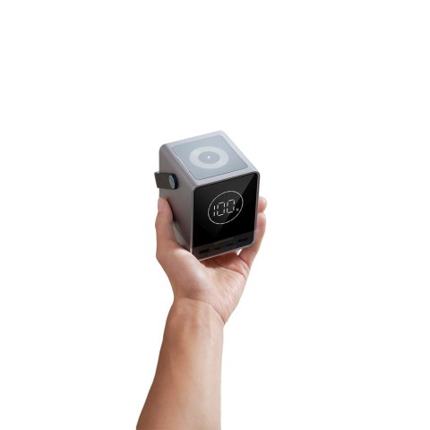 Powerbank z ładowaniem bezprzewodowym 40000mAh USB-C USB-A 300W - czarny