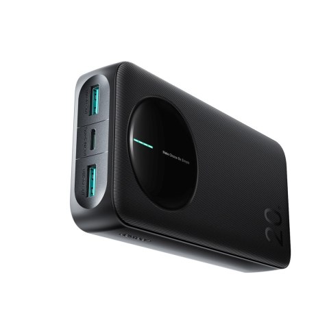 Powerbank z wyświetlaczem cyfrowym 20000mAh USB-A USB-C 22.5W - czarny