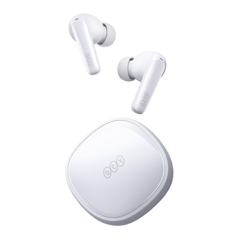 Słuchawki dokanałowe bezprzewodowe T13X ENC IPX5 Bluetooth - białe QCY