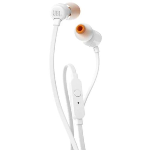Słuchawki przewodowe dokanałowe JBL T110 mini jack 3.5mm - białe JBL