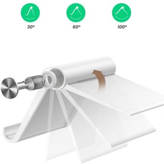 Stojak uchwyt biurkowy uniwersalny na smartfon tablet do 8'' - biały Tech-Protect