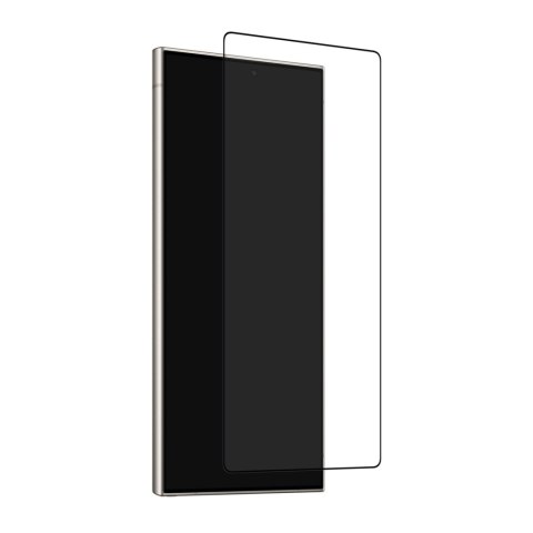 Szkło hartowane do Samsung Galaxy S25 Ultra z czarną ramką Frame Tempered Glass PURO
