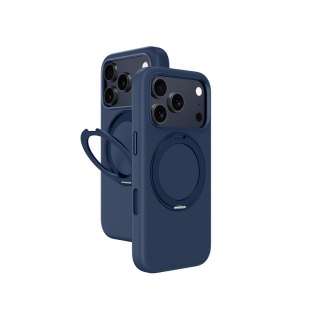 Etui pokrowiec na iPhone 17 Pro Max z podstawką Cloudie - niebieski