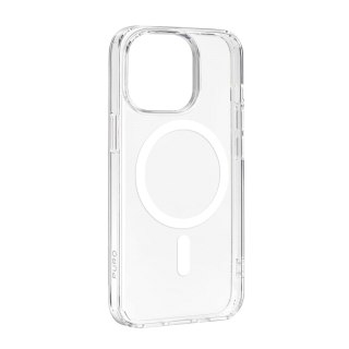 Etui silikonowe do iPhone 15 Pro Lite Mag MagSafe - przezroczyste PURO