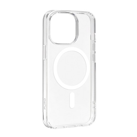 Etui silikonowe do iPhone 15 Pro Lite Mag MagSafe - przezroczyste PURO