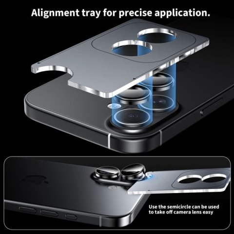 Osłona aparatu na Xiaomi Redmi Note 15 Pro 5G / 15 Pro+ Camring Fit+ - czarna Tech-Protect