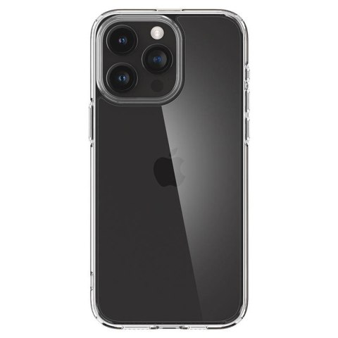 Etui pokrowiec na iPhone 15 Pro Crystal Hybrid - przezroczysty SPIGEN