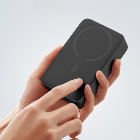 Powerbank magnetyczny 20000mAh 20W EnerFill FM41 z kablem USB-C 30cm - czarny BASEUS