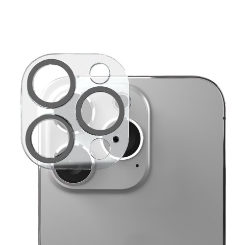 Szkło hartowane na wyspę aparatu do iPhone 14 Pro / 14 Pro Max D3O SBS