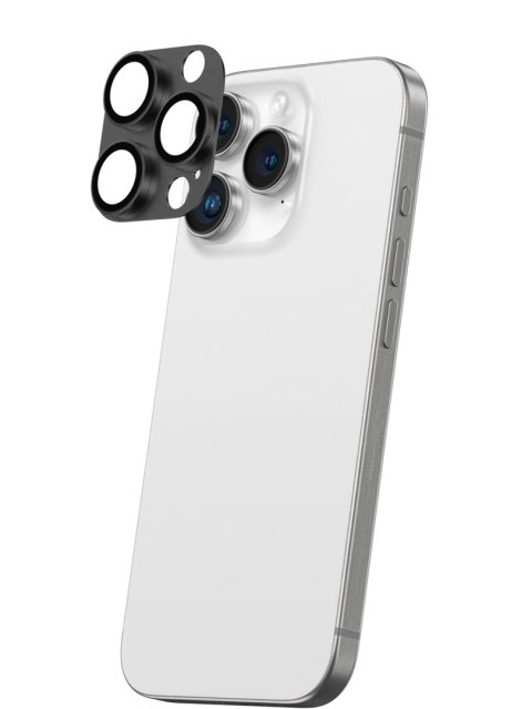 Szkło hartowane na wyspę aparatu do iPhone 16 Pro / 16 Pro Max - czarne AmazingThing