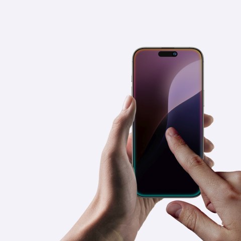 Szkło hartowane prywatyzujące do iPhone 16 Pro Max Titan Privacy Glass AmazingThing