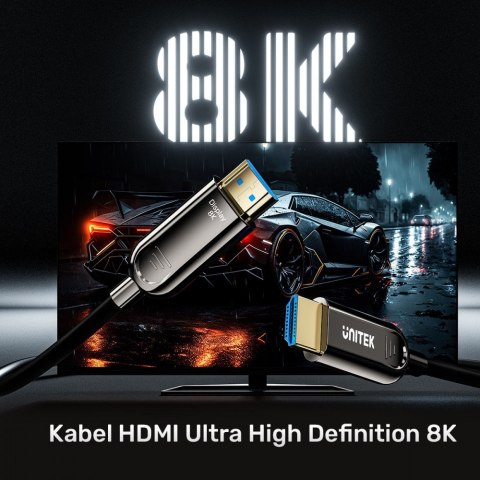 Kabel optyczny HDMI 2.1 AOC 8K 120Hz 15m; C11085GY01-15M