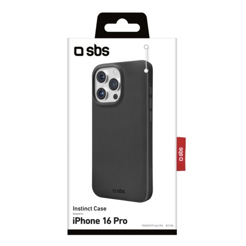 Etui pokrowiec case na iPhone 16 Pro Instinct - czarny SBS