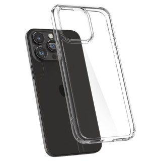 Etui pokrowiec na iPhone 15 Pro Max Crystal Hybrid - przezroczysty SPIGEN