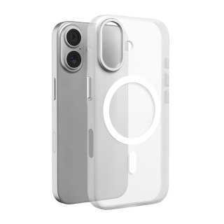Etui pokrowiec na iPhone 17 Lightfeel MagSafe - przezroczysto białe PURO