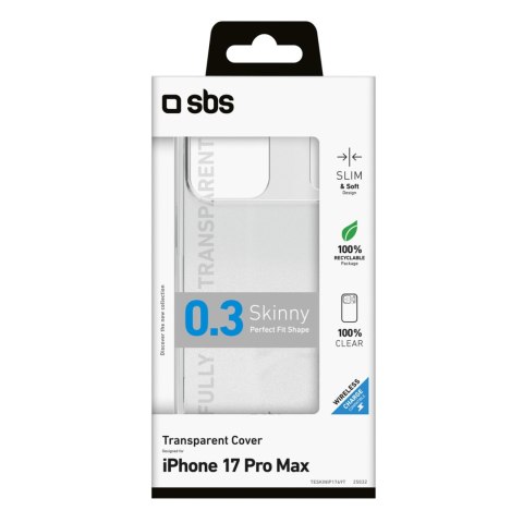 Etui pokrowiec na iPhone 17 Pro Max Skinny Cover - przezroczysty