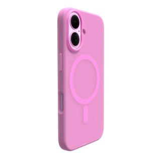 Etui silikonowe do iPhone 16 Daylight MagSafe - różowe PURO