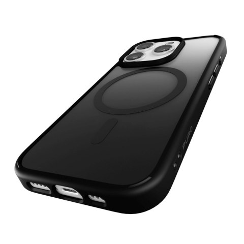 Etui silikonowe do iPhone 16 Pro Max Gradient MagSafe - czarne PURO