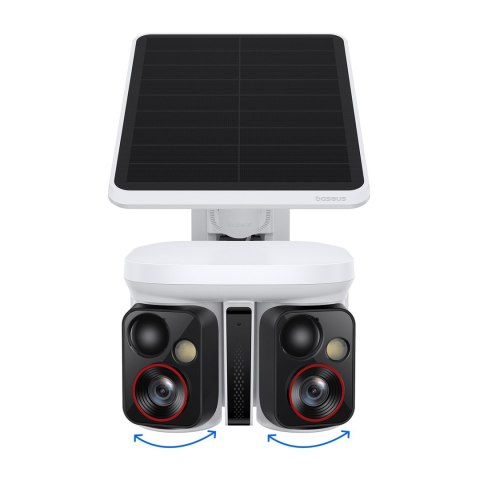 Kamera zewnętrzna do monitoringu z panelem słonecznym 3K IP65 - biała BASEUS