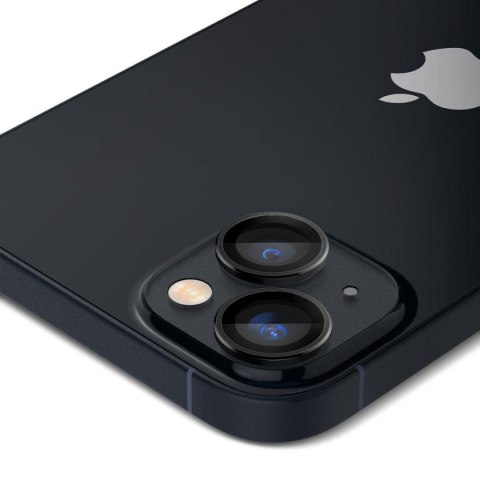 Osłona aparatu na iPhone 14 / Plus / 15 / Plus czarna - 2 szt. SPIGEN