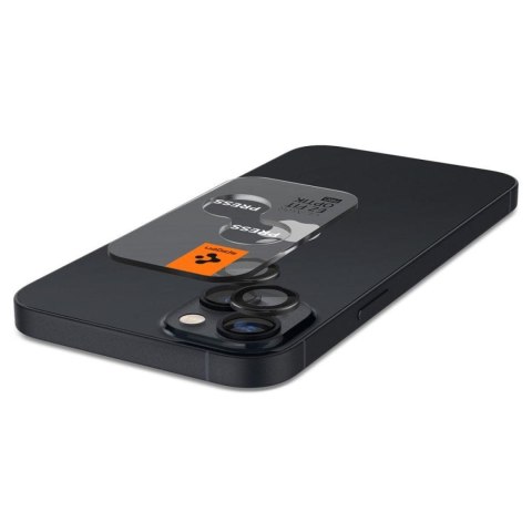 Osłona aparatu na iPhone 14 / Plus / 15 / Plus czarna - 2 szt. SPIGEN